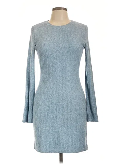 Pre-owned Nsr Casual Dress In Blue