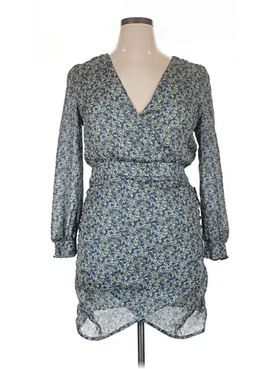 Pre-owned Nsr Casual Dress In Blue