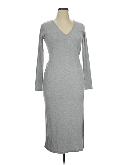 Pre-owned Nsr Casual Dress In Gray
