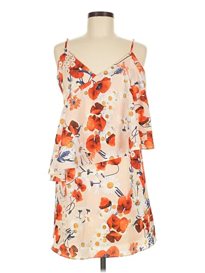 Pre-owned Nsr Casual Dress In Orange