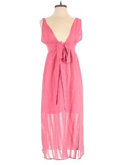 Pre-owned Nsr Casual Dress In Pink