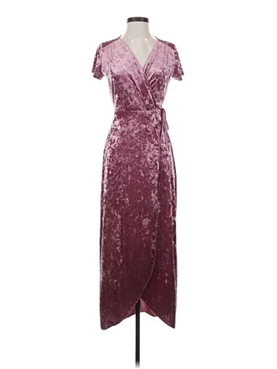 Pre-owned Nsr Cocktail Dress In Burgundy
