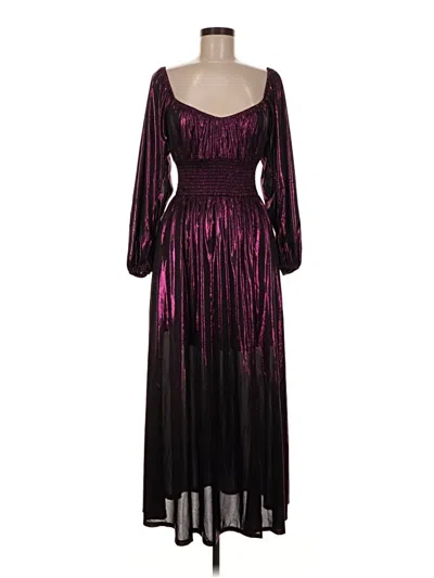 Pre-owned Nsr Cocktail Dress In Burgundy