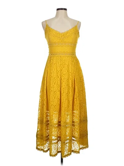 Pre-owned Nsr Cocktail Dress In Yellow