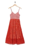 Nsr Crochet Stretch Lace Midi Dress