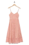 Nsr Crochet Stretch Lace Midi Dress