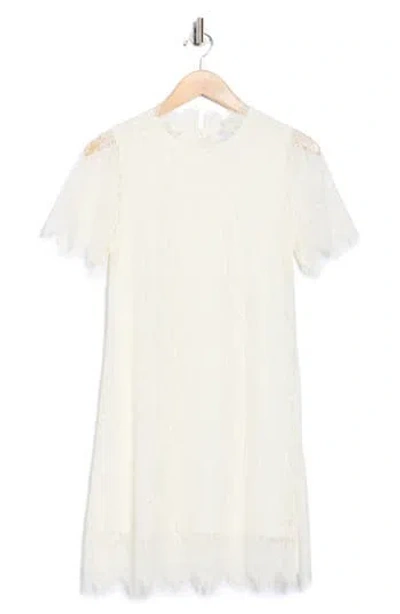 Nsr Eyelash Mini Shift Dress