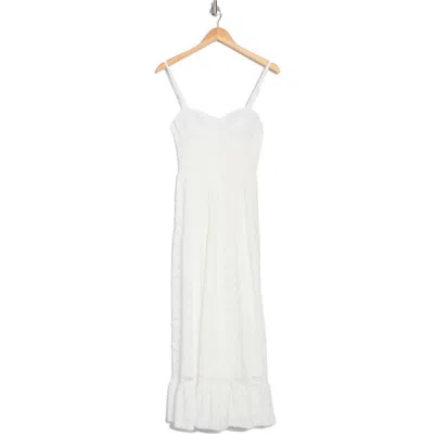 Nsr Lace Bustier Midi Dress