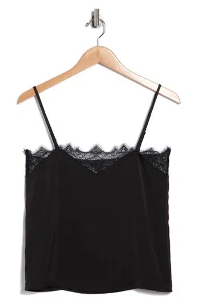 Nsr Lace Trim Camisole In Black
