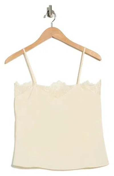 Nsr Lace Trim Camisole In Neutral