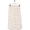 Nsr Polka Dot Slip Skirt In Neutral
