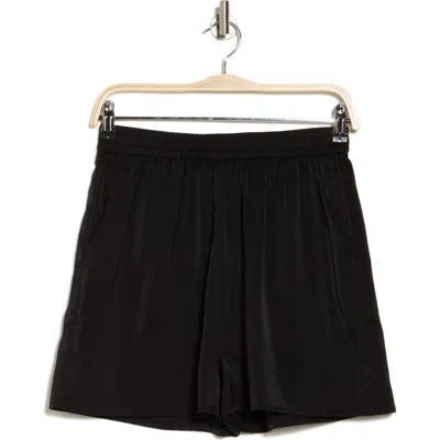 Nsr Satin Shorts <br /> In Black