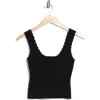 Nsr Scalloped Knit Tank