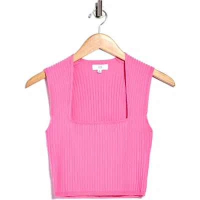 Nsr Square Neck Sleeveless Knit Top