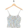 Nsr Strappy Smocked Camisole