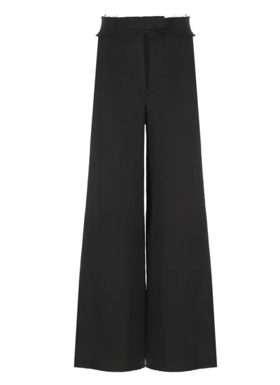 Nu Cotton Trousers In Black