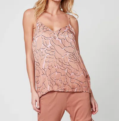 Nu Denmark Odessa Top In Terracotta Dust In Multi