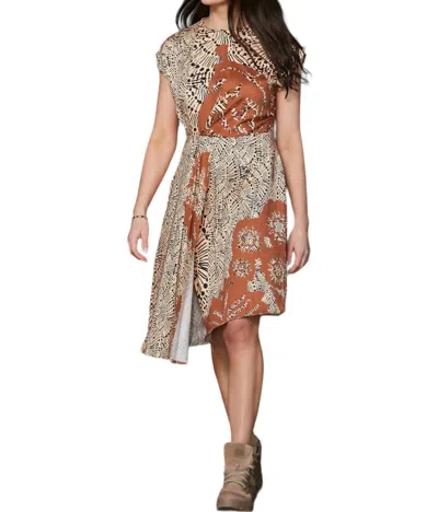 Nu Denmark Ubine Dress In Apricot In Beige