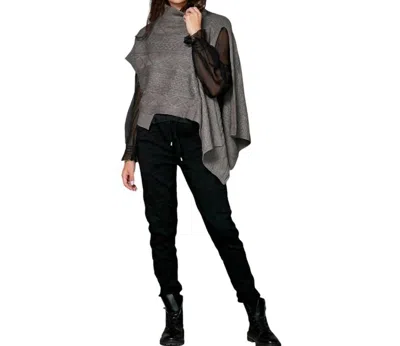Nu Denmark Vilna Poncho In Grey