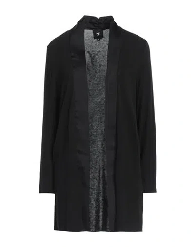 Nu Denmark Nü Denmark Woman Cardigan Black Size L Viscose, Silk, Polyester, Elastane