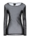 Nu Denmark Nü Denmark Woman T-shirt Black Size S Polyester, Elastane In Black