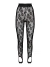 Nu Business Lace Leggings In Black
