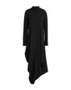Nu London Woman Midi Dress Black Size 2 Viscose, Elastane In Black