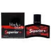 NU PARFUMS BLACK IS BLACK SUPERIOR BY NU PARFUMS FOR MEN - 3.4 OZ EDT SPRAY