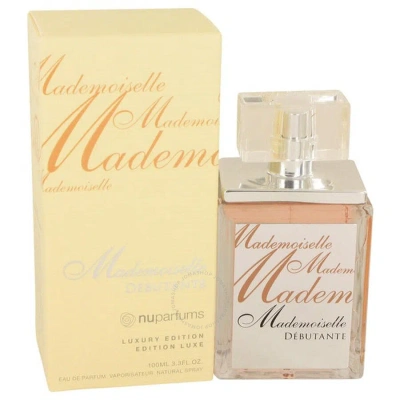 Nu Parfums Mademoiselle Debutante Intense Eau De Parfume Spray 3.4oz/100ml In White