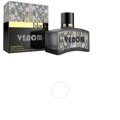 Nu Parfums Men's Black Is Black Venom Edt Spray 3.3 oz Fragrances 875990001036 In White