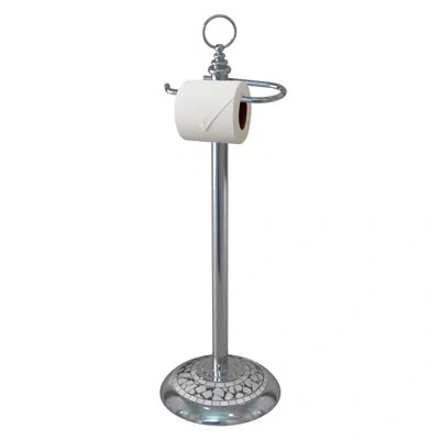 Nu Steel Freestanding Toilet Paper Holder In Chrome