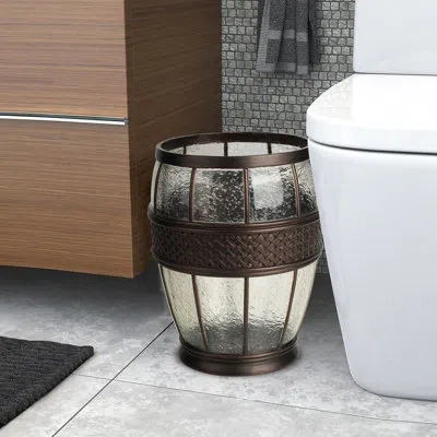 Nu Steel Ice Waste Basket In Brown