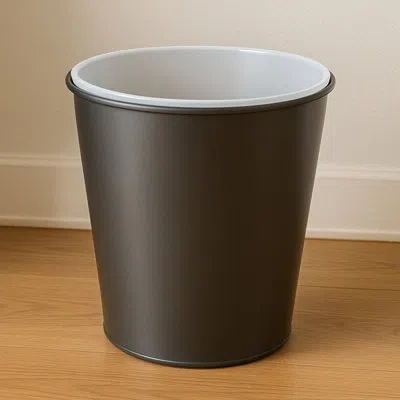 Nu Steel Plastic Wastebasket Liner In Milky White