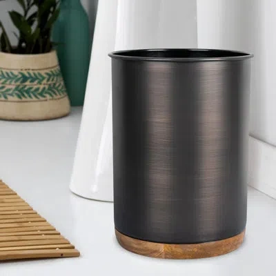 Nu Steel Salem 1.88 Gallon Trash Can In Oil Rubbed Bronze