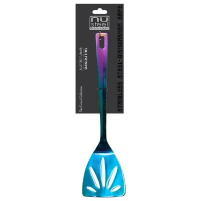 Nu Steel Steel Crown Slotted Turner In Rainbow