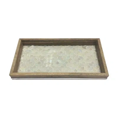 Nu Steel Trillium Bathroom Accessory Tray In Mosaic