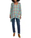 Nu Vintage Check Tunic In Gray