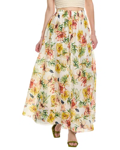 Nu Vintage Ellena Midi Skirt In Animal Print