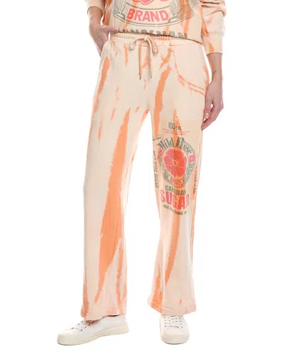 Nu Vintage Wild Rose Sweatpant In Orange