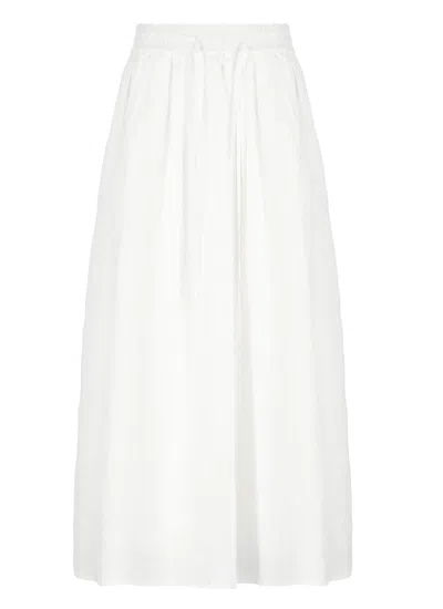 Nu White Pleated Skirt
