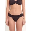 Nuaje Nuaje Ariel Bikini Bottom In Black