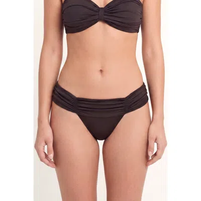 Nuaje Nuaje Ariel Bikini Bottom In Black