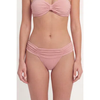 Nuaje Nuaje Ariel Bikini Bottom In Pink