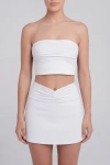 Nuaje Nuaje Isabelle Bikini Skort In White