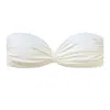 Nuaje Nuaje Women's Ariel Padded Bikini Top In White In White