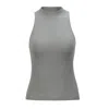 Nuaje Nuaje Women's May Halterneck Wool And Silk Knit Tank - Grey In Grey