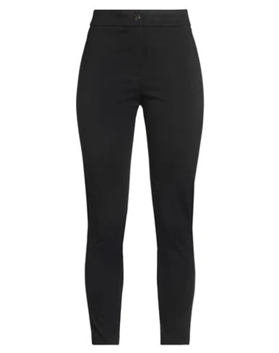 Nualy Woman Pants Black Size 4 Viscose, Polyamide, Elastane