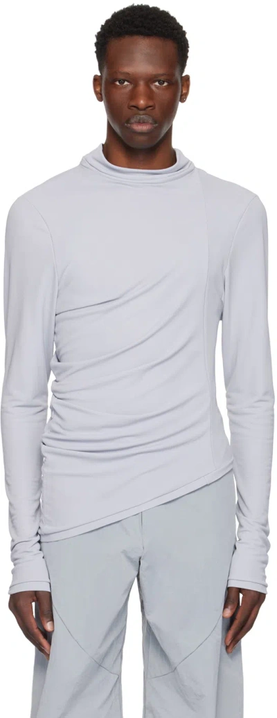 Nuba Ssense Exclusive Grey Long Sleeve T-shirt In Grey