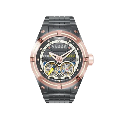 Nubeo Men's Galileo 49mm Automatic Watch In Grey