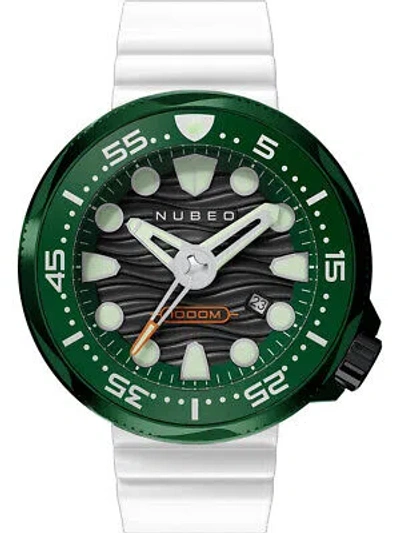 Pre-owned Nubeo Nb-6046-0e Mens Watch Ventana Automatic Limited 50mm 100atm